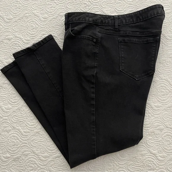 Simply Vera Vera Wang Jeans Skinny Stretch Denim Size 14 Black - Picture 2 of 14